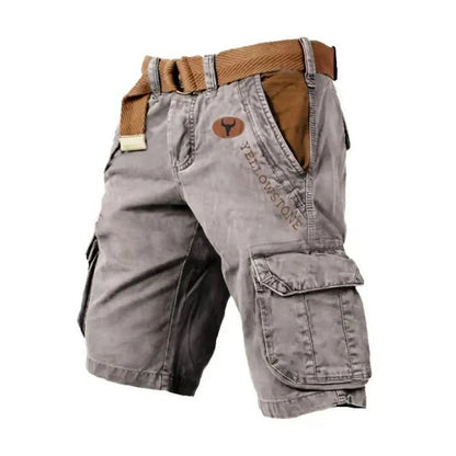 Men's Military Style Casual Cargo Shorts