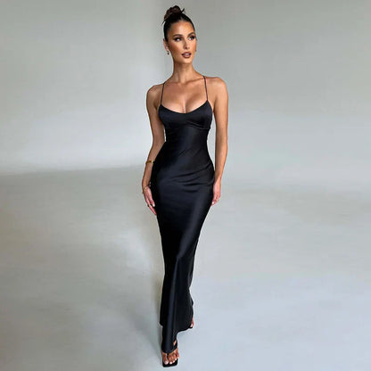 Chic Side Slit Maxi Dress - Effortless Elegance