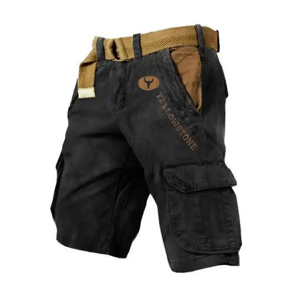 Men's Military Style Casual Cargo Shorts