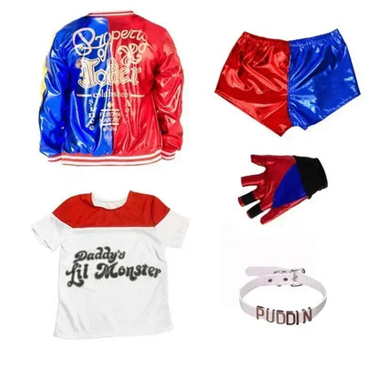 Children's Comic-Inspired Costume Set with Accessories for Cosplay and Events