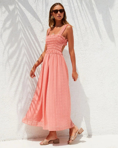 Elegant Pink Maxi Dress for All Occasions