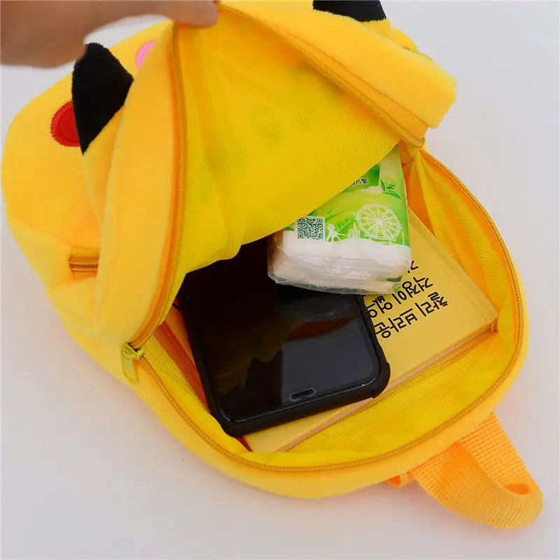 Pikachu plush backpack - back