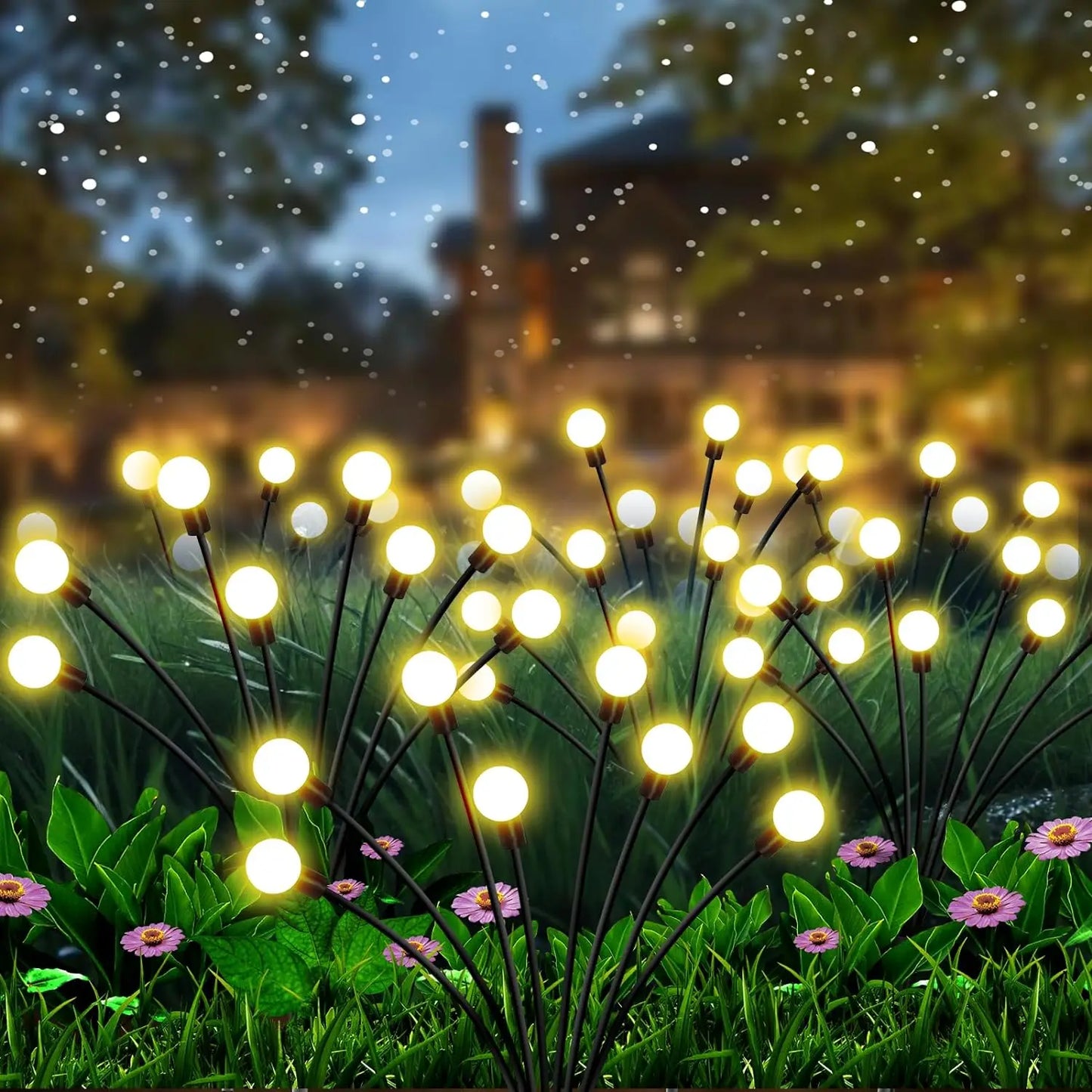 Solar Firefly Garden Lights Waterproof Outdoor Decorative Stake Lights
