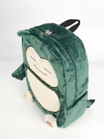 Snorlax plush backpack - worn