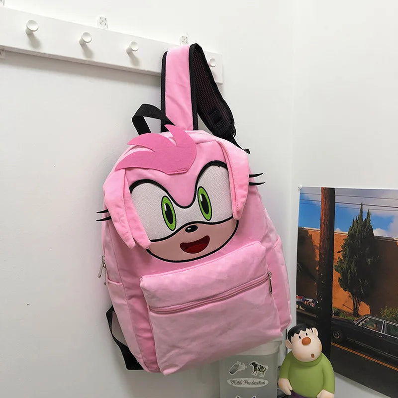 Character Flannel Backpack with Adjustable Straps