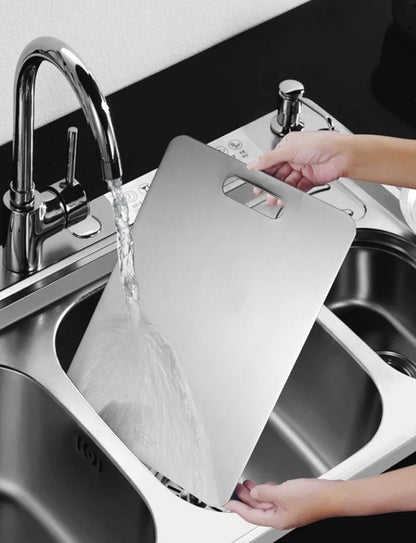 Stainless Steel Cutting Board – Anti-Bacterial & Durable