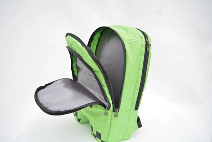 Green Pixel Block Backpack with Lightweight Design – For Everyday Use