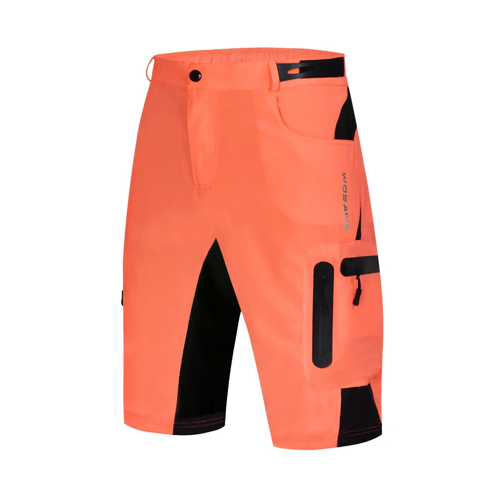 Men's Lightweight Outdoor Sports Shorts with Zipper Pockets