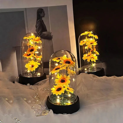 Sunflower LED Dome Gift Light for Special Occasions