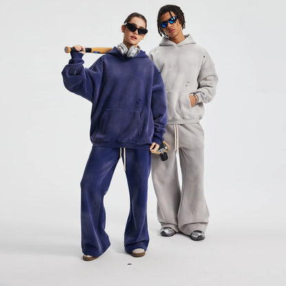 Fleece Baggy Sweatpants – Casual Winter Unisex Joggers