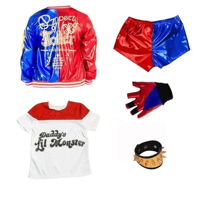 Children's Comic-Inspired Costume Set with Accessories for Cosplay and Events