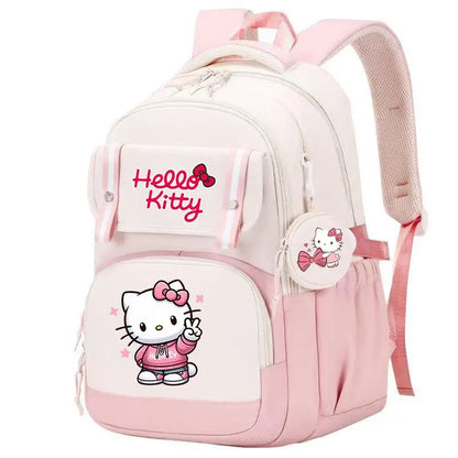 Kids Backpack with Matching Coin Purse and Character Print