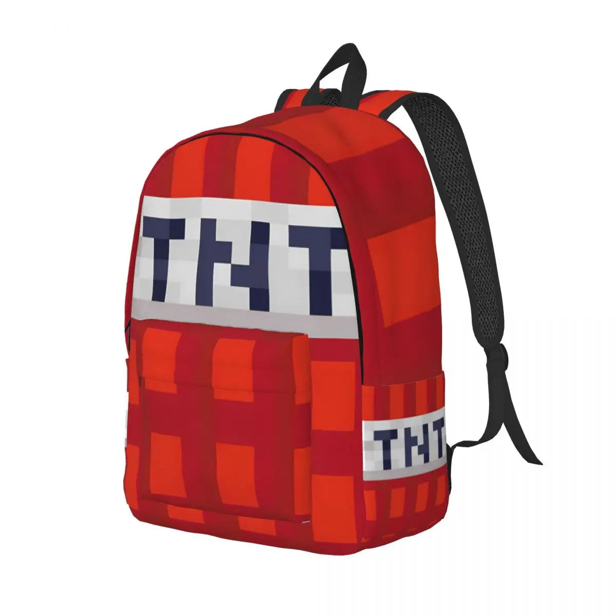 Gaming-Inspired Pixel Face Travel Backpack