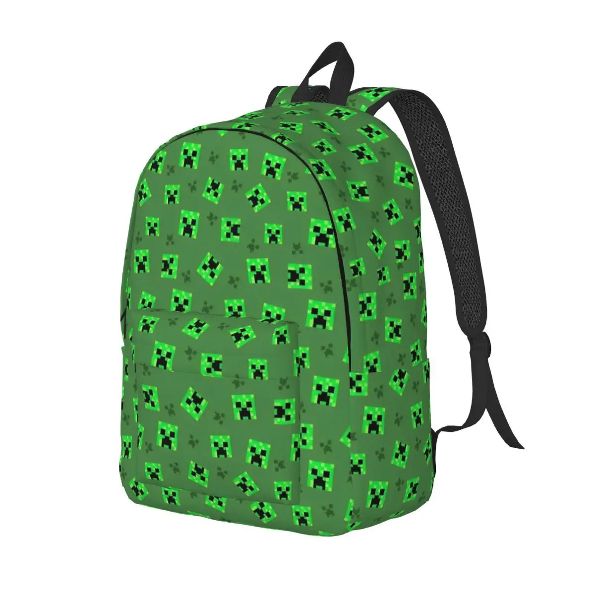 Gaming-Inspired Pixel Face Travel Backpack