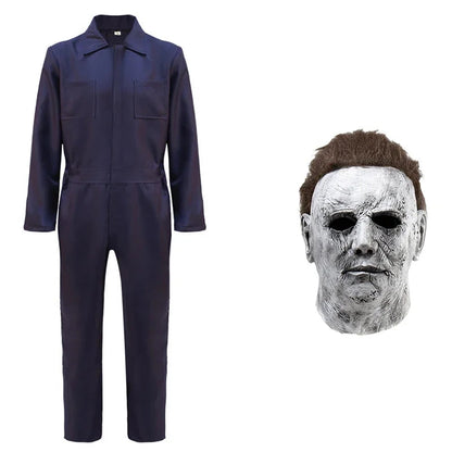 Michael Myers Costume Jumpsuit and Mask Set