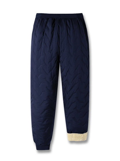 Winter Fleece-Lined Waterproof Sweatpants