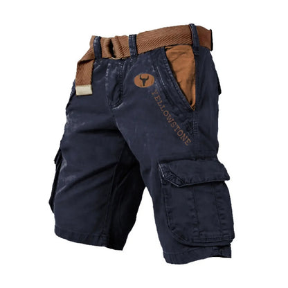 Men's Military Style Casual Cargo Shorts