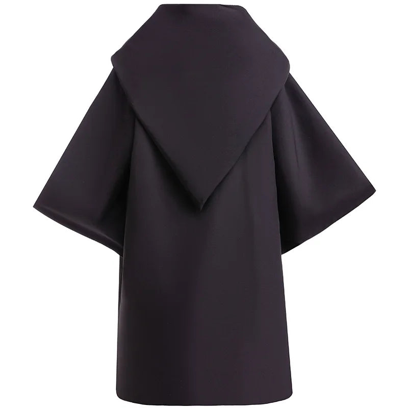 Girls' Halloween Striped Top and Cape Costume