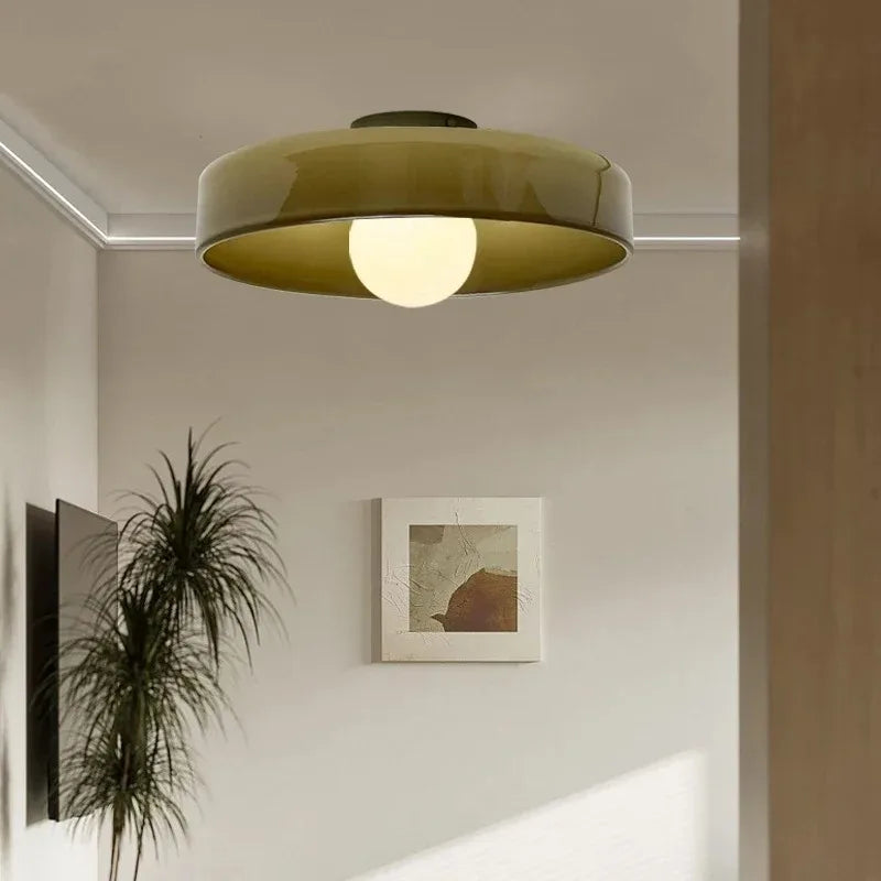 Nordic LED Glass Ceiling Light, Modern Style