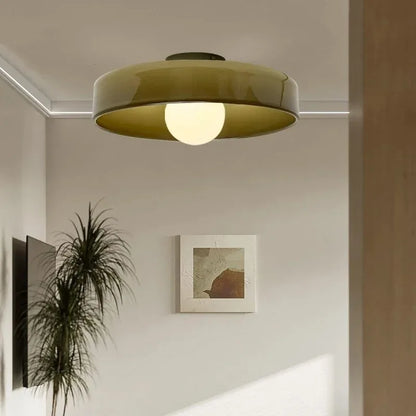Nordic LED Glass Ceiling Light, Modern Style