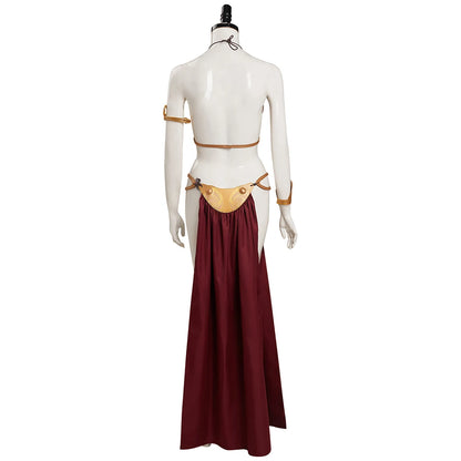 Space Battle Princess Leia Faux Leather Costume