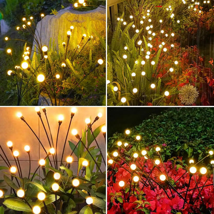 Solar Firefly Garden Lights Waterproof Outdoor Decorative Stake Lights