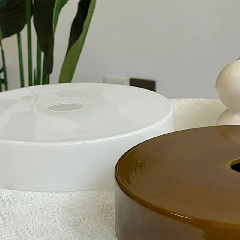 Nordic LED Glass Ceiling Light, Modern Style