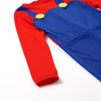 Mario Jumpsuit Costume Set
