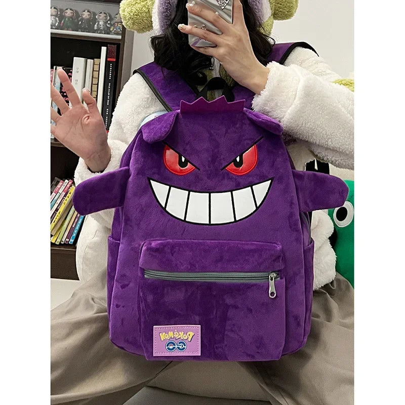 Gengar plush backpack - Purple Gengar