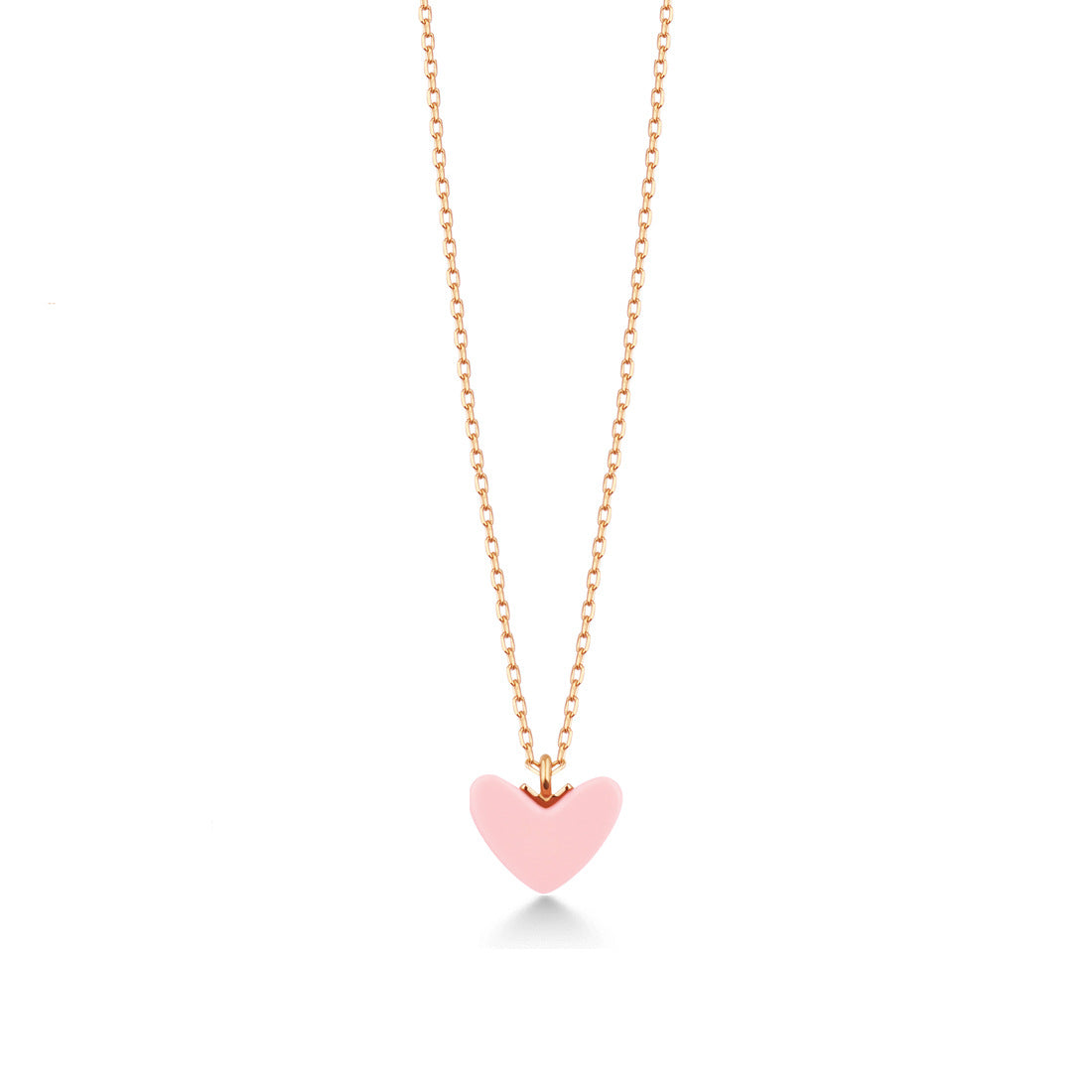 Scarlet Charm Heart Necklace