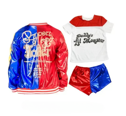 Children's Comic-Inspired Costume Set with Accessories for Cosplay and Events