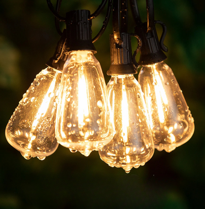 Outdoor LED String Lights Waterproof Patio Garden Garland