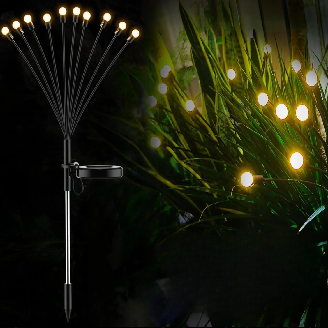 Solar Firefly Garden Lights Waterproof Outdoor Decorative Stake Lights