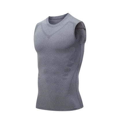 Men’s Compression Gym Tank Top – Quick Dry Vest