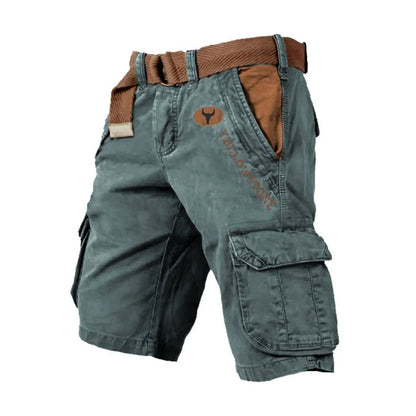 Men's Military Style Casual Cargo Shorts