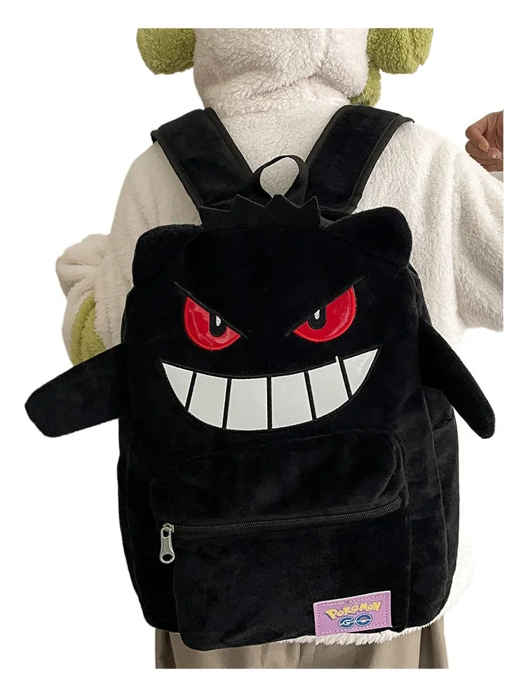Gengar plush backpack - worn