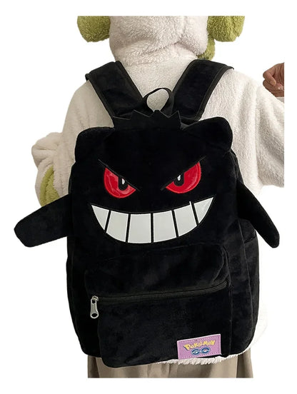 Gengar plush backpack - worn