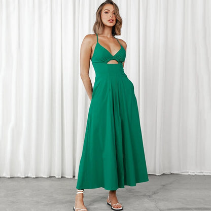 Jane™ Strappy Maxi Dress: Elegant & Comfortable