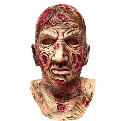 Freddy Krueger Latex Mask Halloween Costume