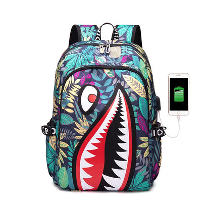 Shark backpack - Dark Grey