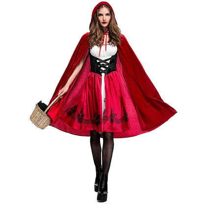 Little Red Riding Hood Costume Dress Set