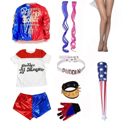 Children's Comic-Inspired Costume Set with Accessories for Cosplay and Events