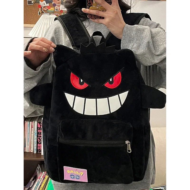 Gengar plush backpack - Black Gengar