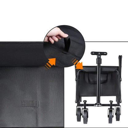 Heavy Duty Foldable Utility Wagon Cart with Wheels