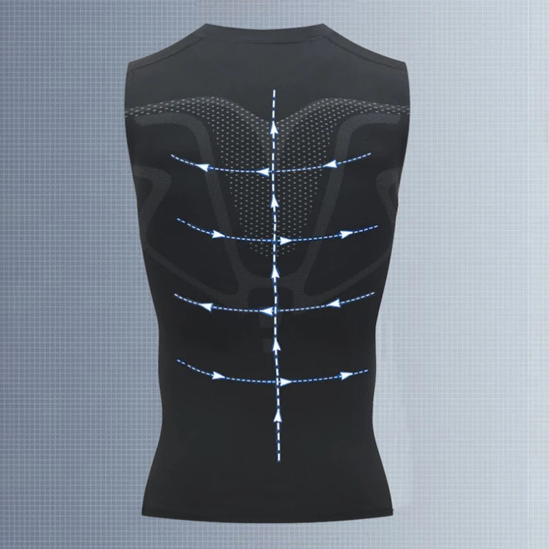 Men’s Compression Gym Tank Top – Quick Dry Vest