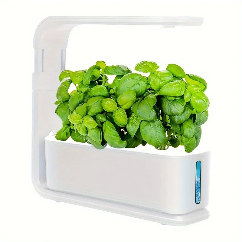 Indoor Hydroponic Herb Garden with LED Grow Light