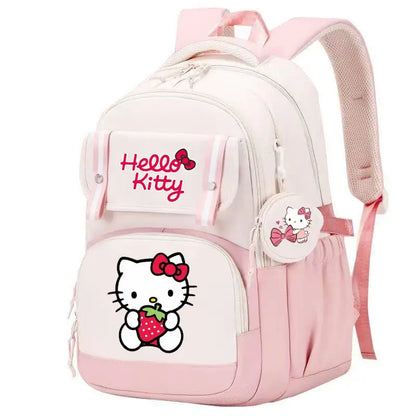 Kids Backpack with Matching Coin Purse and Character Print