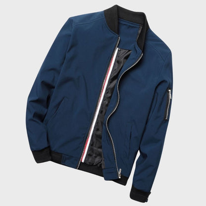 Men's Lightweight Zip-Up Bomber Jacket