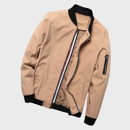 Men's Lightweight Zip-Up Bomber Jacket