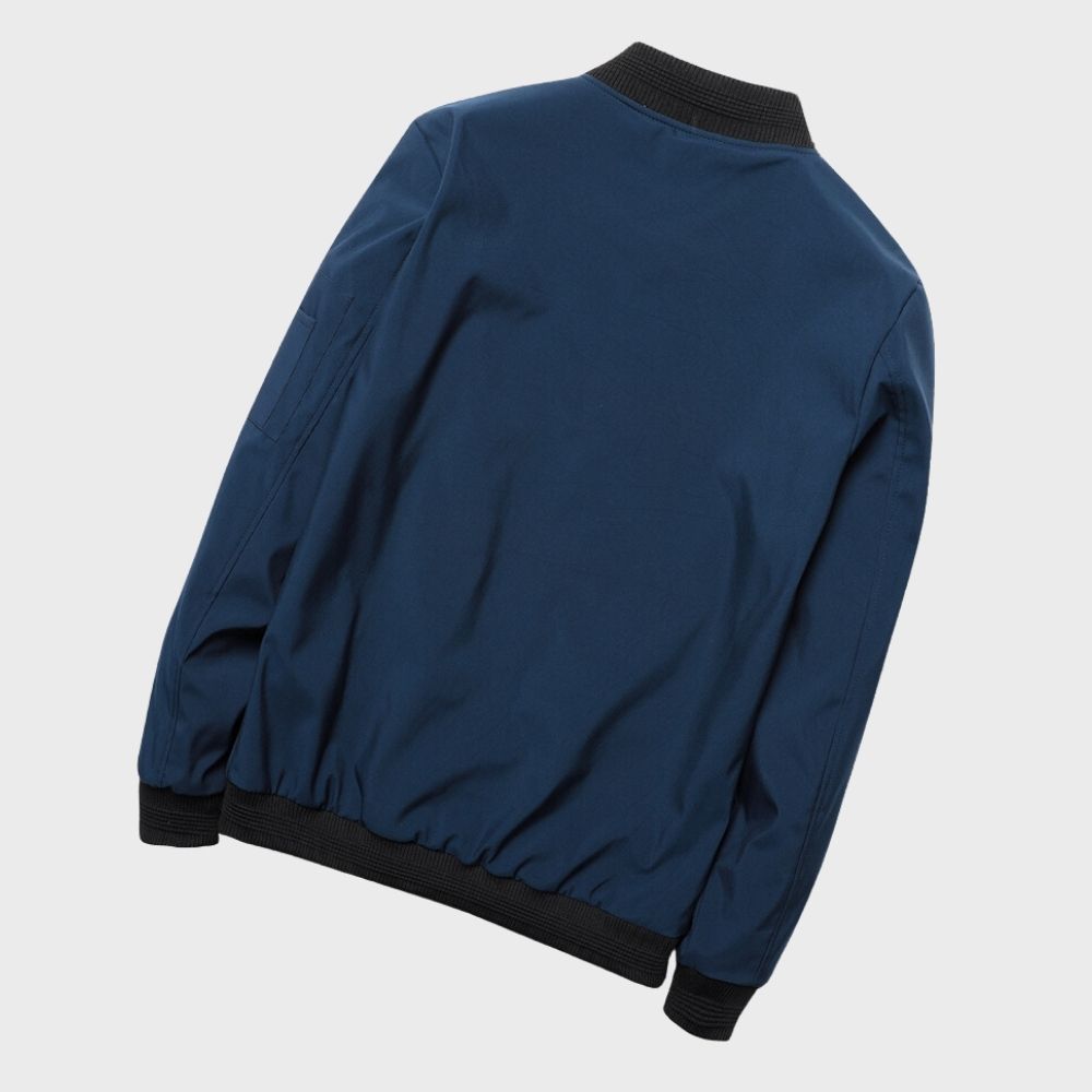 Men's Lightweight Zip-Up Bomber Jacket